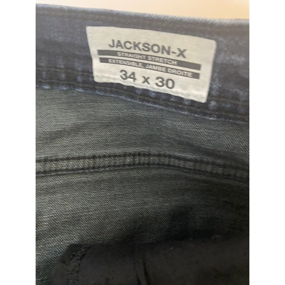 Buffalo David Bitton Jackson Jeans Men's 34 x 30 Straight Stretch Dark Wash - Picture 5 of 6
